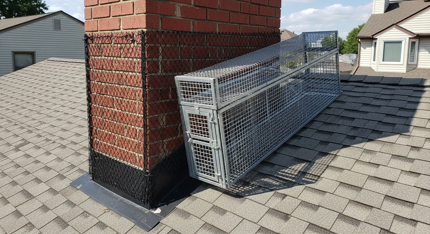Raccoon wildlife removal from an Ontario home attic — humane exclusion by Apex Pest Control